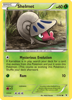 Shelmet Noble Victories card