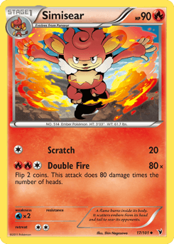 Simisear Noble Victories card