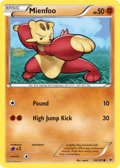 Mienfoo Noble Victories card