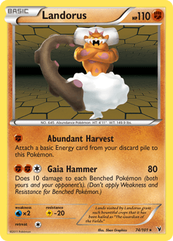 Landorus Noble Victories card