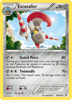 Escavalier Noble Victories card