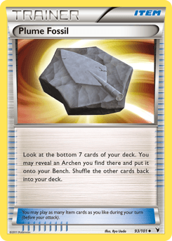 Plume Fossil Noble Victories card