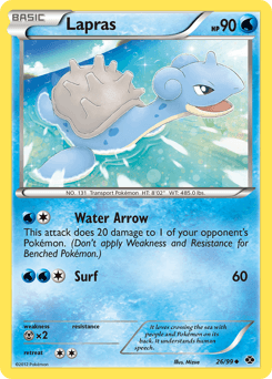 2012 Next Destinies Lapras #26