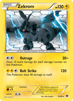 2012 Next Destinies Zekrom #50