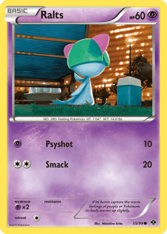 2012 Next Destinies Ralts #55