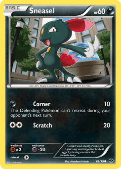 2012 Next Destinies Sneasel #69