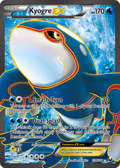 Kyogre-EX Dark Explorers card