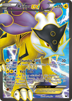 Raikou-EX Dark Explorers card