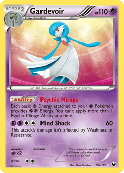 Gardevoir Dark Explorers card