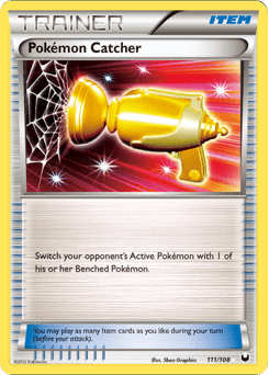 Pokémon Catcher Dark Explorers card