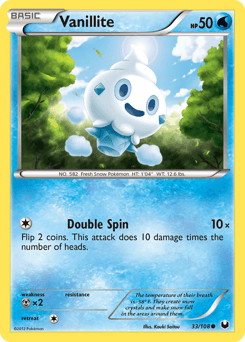 Vanillite Dark Explorers card