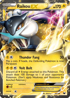Raikou-EX Dark Explorers card