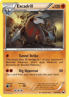 Excadrill Dark Explorers card