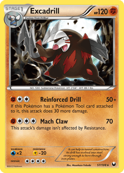 Excadrill Dark Explorers card
