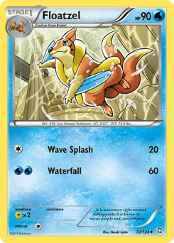 Floatzel Dragons Exalted card