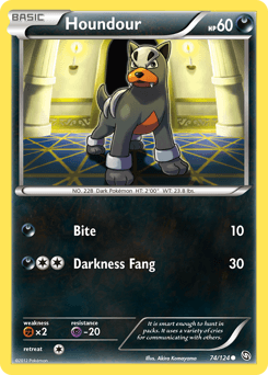 2012 Dragons Exalted Houndour #74