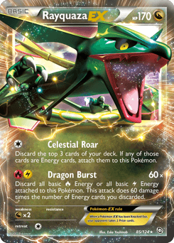 2012 Dragons Exalted Rayquaza-EX #85