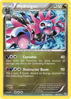 2012 Dragons Exalted Hydreigon #98