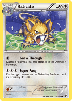 Raticate Boundaries Crossed card