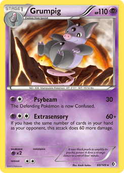 Grumpig Boundaries Crossed card