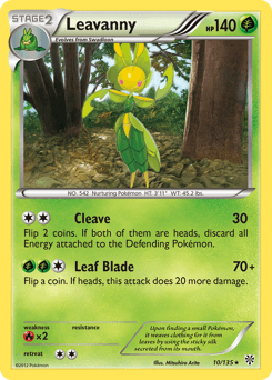 Leavanny Plasma Storm card