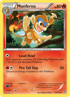 Monferno Plasma Storm card