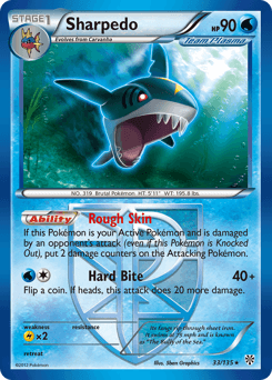 Sharpedo Plasma Storm card