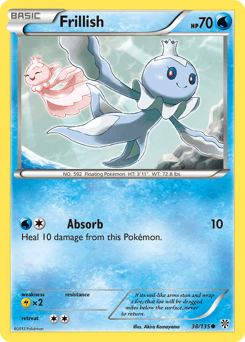 Frillish Plasma Storm card