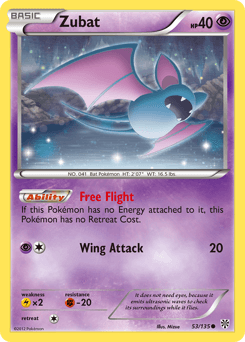 2013 Plasma Storm Zubat #53