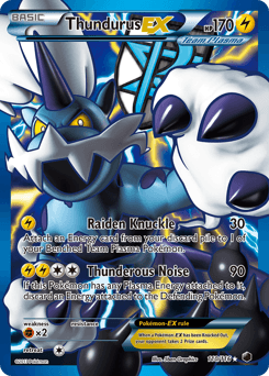 2013 Plasma Freeze Thundurus-EX #110