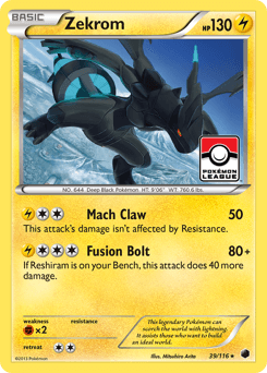 2013 Plasma Freeze Zekrom #39