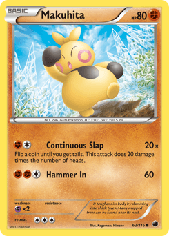 2013 Plasma Freeze Makuhita #62