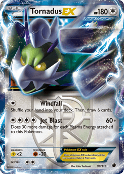 Tornadus-EX Plasma Freeze card
