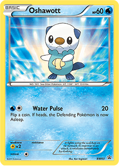 Oshawott BW Black Star Promos card