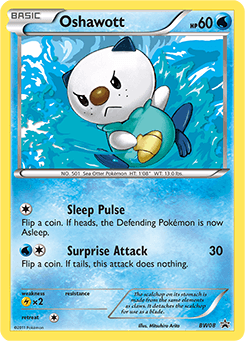 Oshawott BW Black Star Promos card