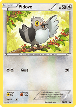 Pidove BW Black Star Promos card