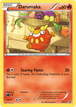 Darumaka BW Black Star Promos card