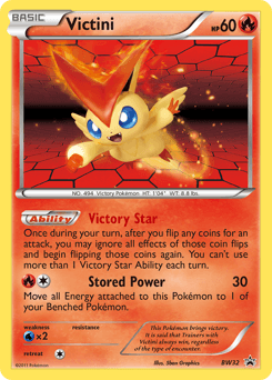 Victini BW Black Star Promos card