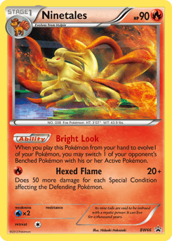 2011 BW Black Star Promos Ninetales #BW66