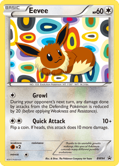 Eevee BW Black Star Promos card