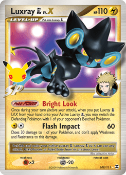2021 Celebrations: Classic Collection Luxray GL LV.X #109