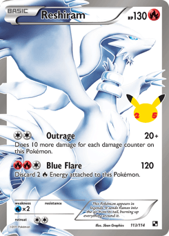 Reshiram Celebrations: Classic Collection card