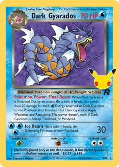 2021 Celebrations: Classic Collection Dark Gyarados #8