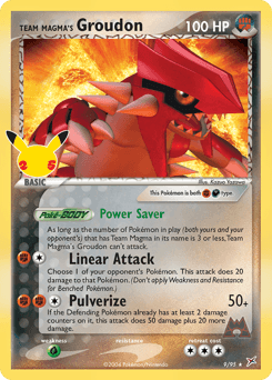 2021 Celebrations: Classic Collection Team Magma's Groudon #9