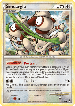 Smeargle Call of Legends card