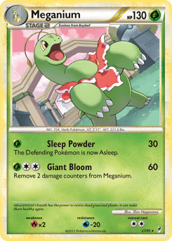 2011 Call of Legends Meganium #27
