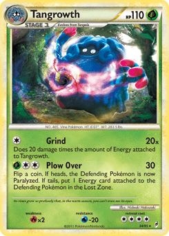 Tangrowth Call of Legends card
