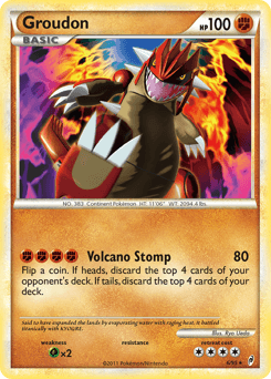 Groudon ★ Call of Legends card