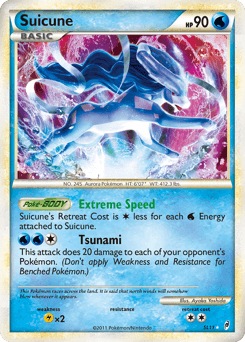 Suicune Call of Legends card
