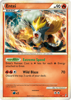 Entei Call of Legends card
